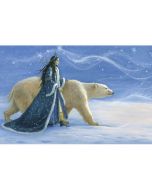 Ruth Sanderson: Snow Princess & Polar Bear Signed Print