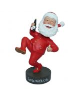 Santa with Cola Bobblehead Figurine