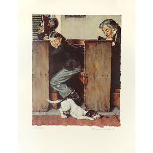 Tom Sawyer, Dog and Beetle (Color) 26x20 Artist Proof