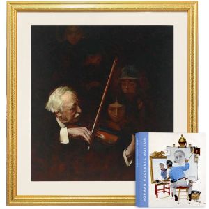 Violinist (Old Master) 28 x 30 Framed Offset Print with Free Gift!