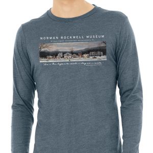 Norman Rockwell's Main Street Stockbridge Long Sleeve T-Shirt